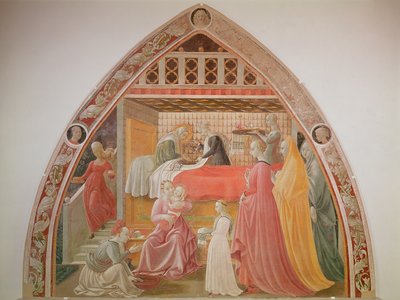 The Birth of the Virgin, from the cycle of the Lives of the Virgin and St. Stephen, from the Cappella dell